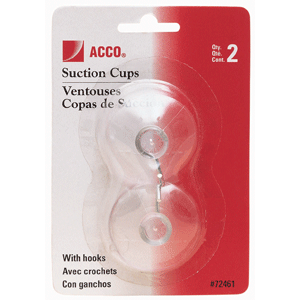 COPA DE SUCCION ACCO C/GANCHO PAQUETE C/2 COPA DE SUCCION ACCO C/GANCHO PAQUETE C/2