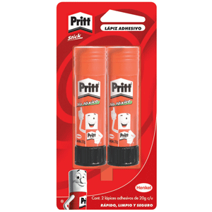 LAPIZ ADHESIVO PRITT 22 GRAMOS PAQUETE C/2 LAPIZ ADHESIVO PRITT 22 GRAMOS PAQUETE C/2
