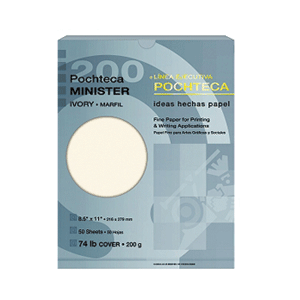 PAPEL MINISTER MARFIL CARTA 50 HOJAS 200 GRAMOS PAPEL MINISTER MARFIL CARTA 50 HOJAS 200 GRAMOS