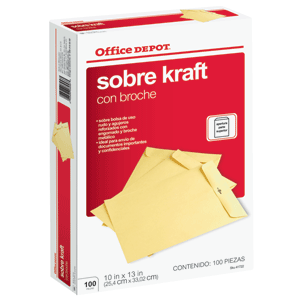 SOBRES CON BROCHE METALICO OFICIO 100 OACK OFFICE SOBRES CON BROCHE METALICO OFICIO 100 OACK OFFICE