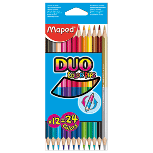 LAPICES BICOLORES COLOR PEPS X12 CAJA DE CARTON LAPICES BICOLORES COLOR PEPS X12 CAJA DE CARTON