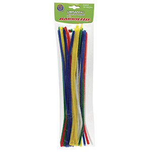 LIMPIA PIPAS COLORES ESTANDAR BOLSA CON 30 PZAS. LIMPIA PIPAS COLORES ESTANDAR BOLSA CON 30 PZAS.